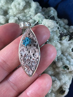 Cavansite set in silver (1114667)