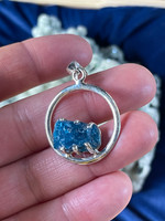 Blue Apatite set in silver (1114673)