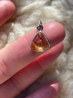 Citrine set in silver (1114680)