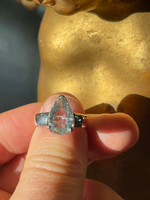 Aquamarine silver ring (1114693)