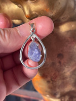Tanzanite set in silver (1114699)