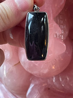 Black Tourmaline set in silver (1114706)