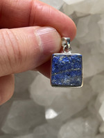 Lapis Lazuli set in silver (1114716)