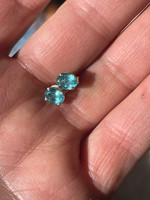 Apatite silver studs (1114842)