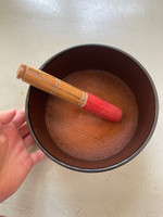 7" Red Metal singing bowl (1114887)