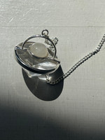Clear Quartz & Moonstone pendulum (1114990)