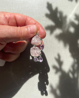 Morganite set in silver (1115025)