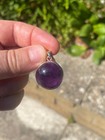 Amethyst set in silver (1115038)