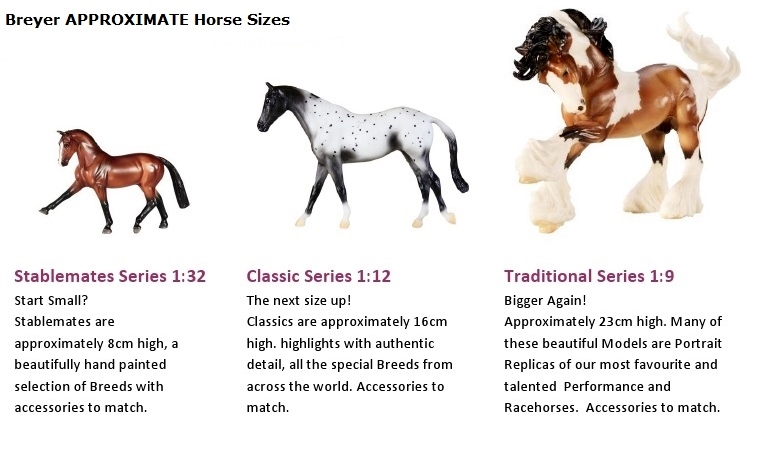 Breyer Horse Size Chart