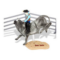 Breyer Horses - CollectiBulls Loco Louie Rodeo Play Set  -Stablemates 1:32 Scale 5964