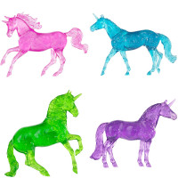  Breyer Horses Translucent & Sparkly Unicorn Gift Set 1:32 Stablemates Scale 6048