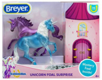 Breyer Mystery Unicorn Foal Surprise A - Mare Stallion & Foal 1:32 Scale 6062