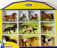 Breyer Horses - Stablemates Horse Crazy Shadow Box 10 Horses - 1:32 Scale 5425