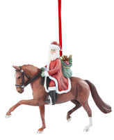 Breyer Horses Dressage Santa Hanging Christmas Ornament Stablemates 1:32 Scale 700653