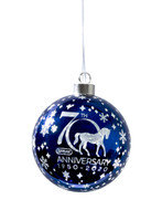 Breyer 70th Anniversary Glass Ball Hanging Ornament LED Lights Up 700682