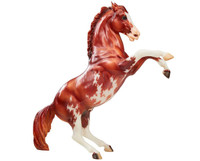 Breyer Horses 70th Anniversary Fighting Stallion Chestnut Pinto 1:9 Traditional Scale 