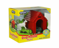 BREYER MODEL HORSES Dog House Play Set Jack Russell Stablemates 1:32 Scale 1508