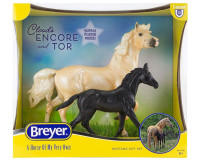 Breyer Horses Cloud's Encore & Tor Mustang Gift Set Traditional 1:9 Scale 1840