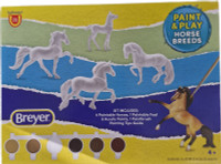Breyer Horses Paint & Play Horse Breeds Paint Kit Activity Stablemates 1:32 Scale 4234
