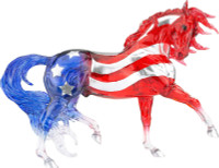 Breyer Horses Old Glory Decorator Model 1:9 Traditional Scale 1845