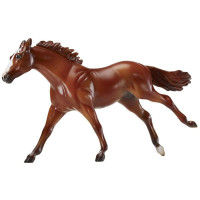 Breyer Horses Justify Chestnut Thoroughbred 1:32 Stablemates Scale 9032