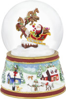  Breyer Horses 2021 Santa's Sleigh Musical Snow Globe 700242