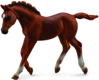 Collecta Horse Thoroughbred Walking Foal Chestnut 88670