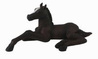 Collecta Horse Lipizzaner Foal Lying Down 88369