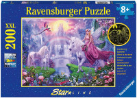 Ravensburger Unicorn Kingdom - Star Line - Glows in the Dark Jigsaw Puzzle  XXL 200pc