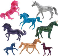 Breyer Horses Sparkling Splendor Deluxe Unicorn Collection 1:32 Stablemates Scale 6937