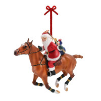 Breyer Horses Polo Santa Ornament 1:32 Stablemates Scale