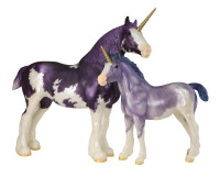 Breyer Horses Hyacinth & Wisteria Unicorn Mare & Foal  Limited Edition Traditional 1:9 Scale  712507