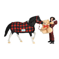  Breyer Horses  Holiday Pajama Party Horse and Rider Set Traditional 1:9 Scale  10116