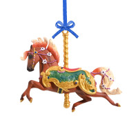  Breyer Horses  2024 Fleur Carousel Christmas Hanging Ornament 1:32 Stablemates Scale 700691