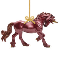 Breyer Horses  2024 Scarlet Unicorn Christmas Hanging Ornament 1:32 Stablemates Scale 700729