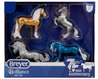 Breyer Horses Stablemates Brilliance Gift Set  75th Anniversary Limited Edition 1:32 Scale 10257