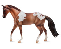 SALE BOX DAMAGE Breyer Horses Pintaloosa Red Dun - Pinto Appaloosa Freedom 1:12 Scale 1053