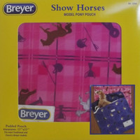 Breyer Horses Model Pony Pouch Show Horses Pink  Traditional 1:9 Scale 2066