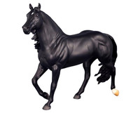 Breyer Horses Slick by Design Barrel Racing Black Stallion Traditional 1: 9 Scale  1785