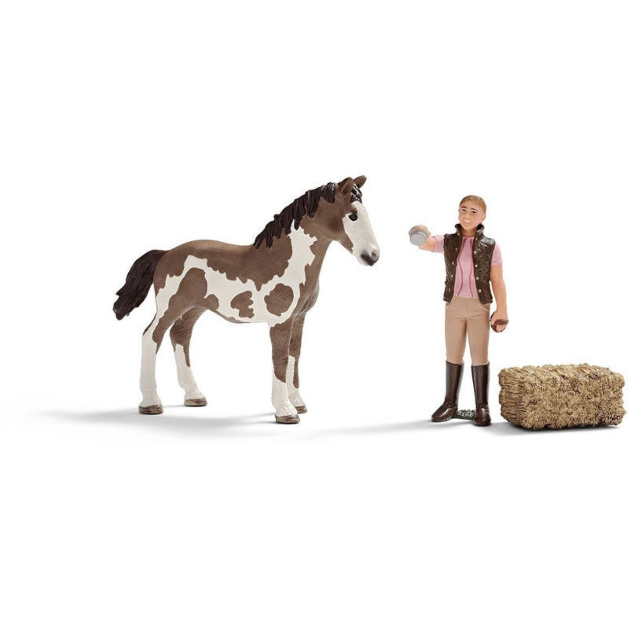 Schleich Farm Life Play Set Foal Cleaning Set Pinto Foal Horse Carer Model Horses Schleich Farm Life Play Set Foal Cleaning Set Pinto Foal Horse Carer Model Horses