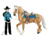  Breyer Horses  Lets Go Riding Western Rider, Horse & Tack Traditional 1:9 Scale 1788