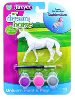 Breyer Horses Unicorn Paint & Play Activity Type D 1:32 Stablemates Scale