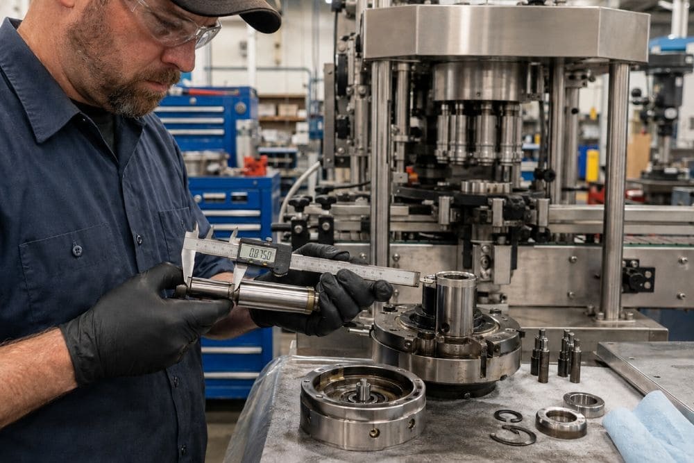 refurbished bottle capping machine head rebuild