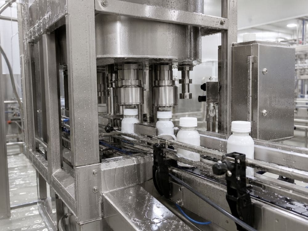 washdown rated 316l stainless steel capping machine