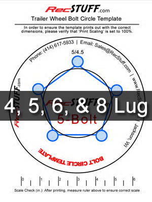 Wheel Lug Pattern Chart