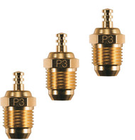 O.S. P3 Gold Turbo Glow Plug (3pcs) "Ultra Hot" # 71642720