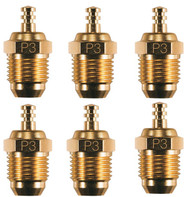 O.S. P3 Gold Turbo Glow Plug (6pcs) "Ultra Hot" # 71642720
