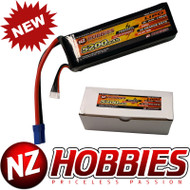 NZHOBBIES 4S 14.8V 5200mah 200C Soft Pack Lipo Battery w/ EC5 Connector