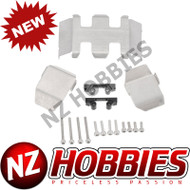 NZH Axial SCX24 Stainless Steel Chassis Armor Skid Plate Guard Parts 3 Pcs/set
