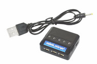 Common Sense RC 5-port USB Charger for 1S lipo batteries w/ Walkera connectors